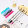 New Foldable Stainless Steel Drinking Straw